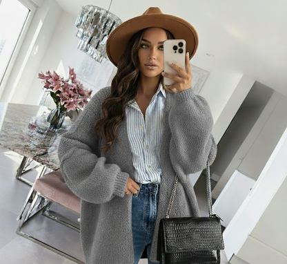 Cozy Elegance Open Cardigan™